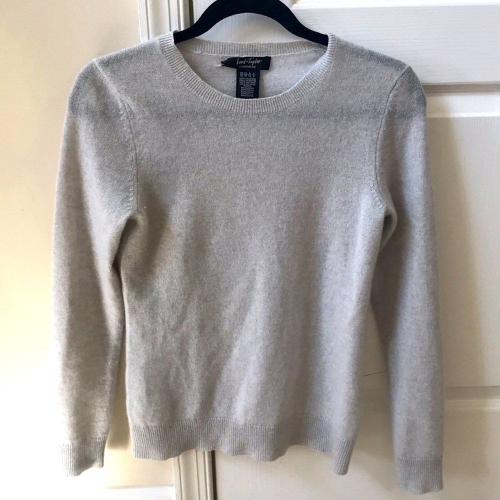 Soft Gray cashmere sweater
